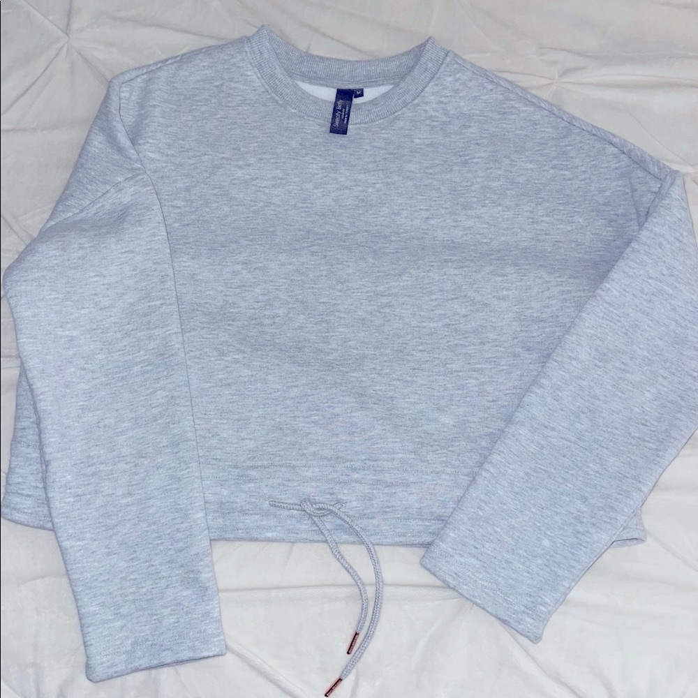 Sweaty Betty Grey Sweatshirt with Drawstring
